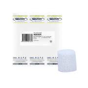 MEDICREPE® Cotton Crepe Bandage, size 5cm x 1.6m unstretched, sterile and flexible, perfect for dressing retention and mild support.
