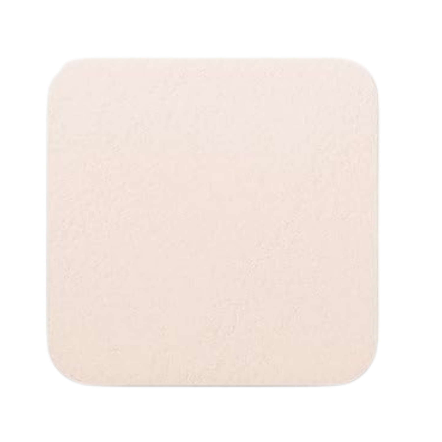 Top-down view of a 15x15cm Mepilex Lite thin foam dressing, showing the soft, conformable absorbent pad designed for low-exudate wounds and skin protection.