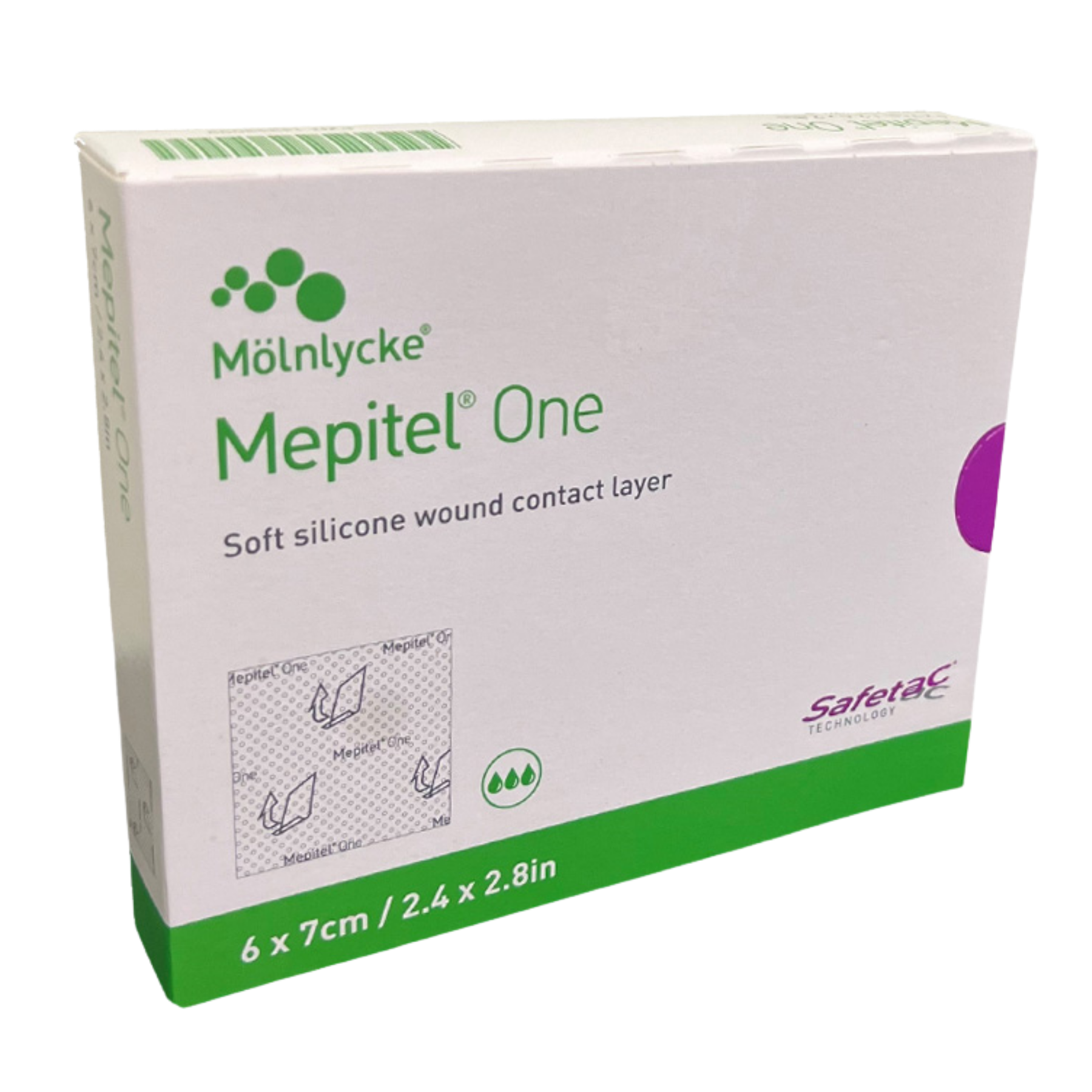 Mölnlycke Mepitel One packaging on a white background