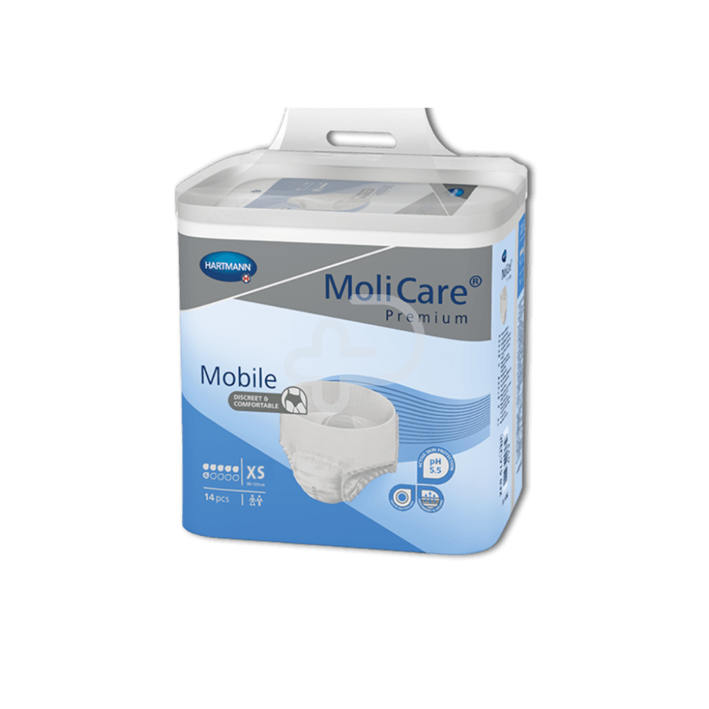 Molicare Premium Mobile 6 Drops X-Small Disposable Pads Pants & Liners
