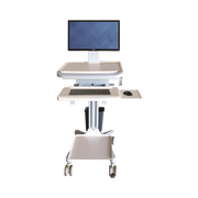 Computer Trolley With Printer Shelf Each Medical Carts & Trolleys