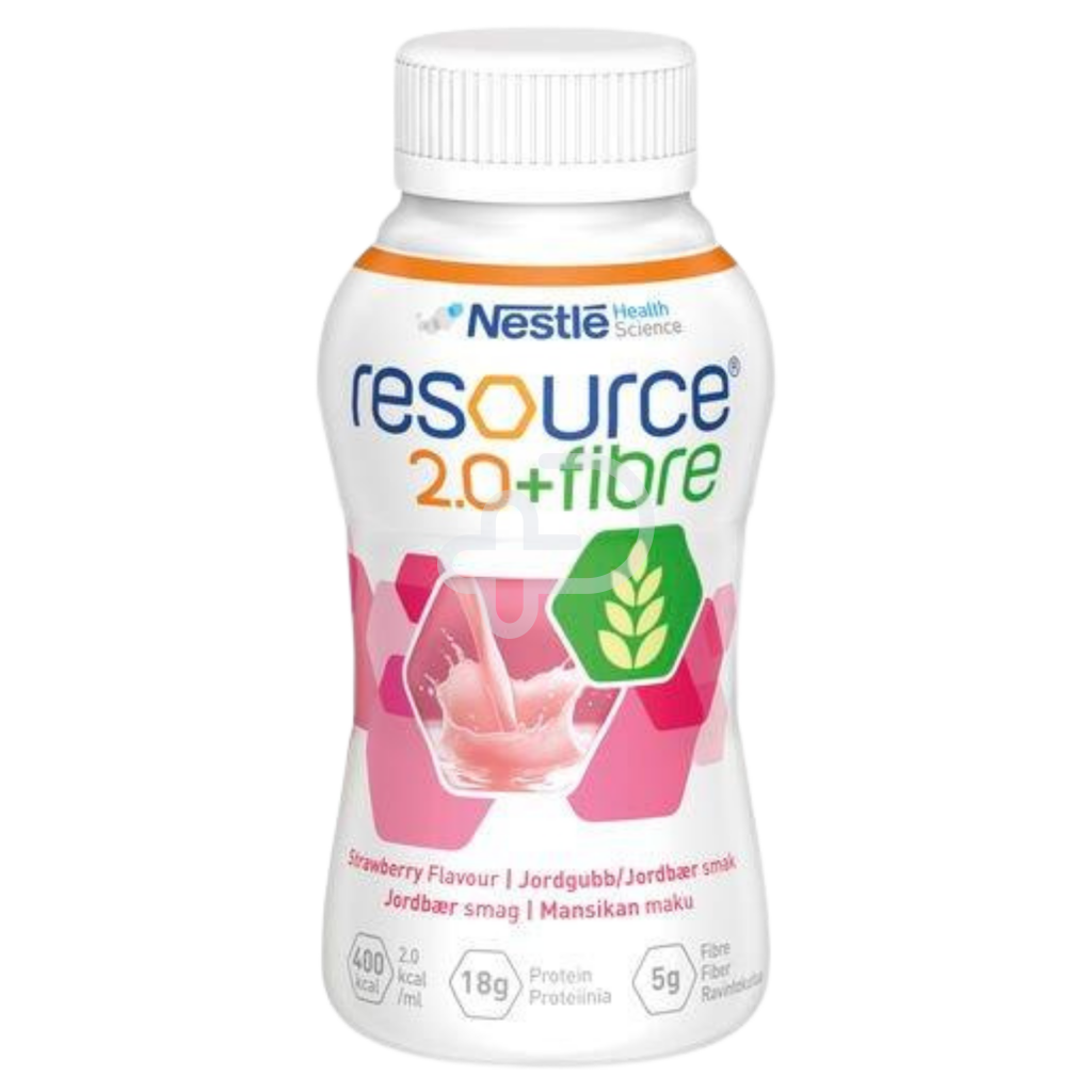 Nestle Resource 2.0 Fibre Strawberry 200Ml Supplements
