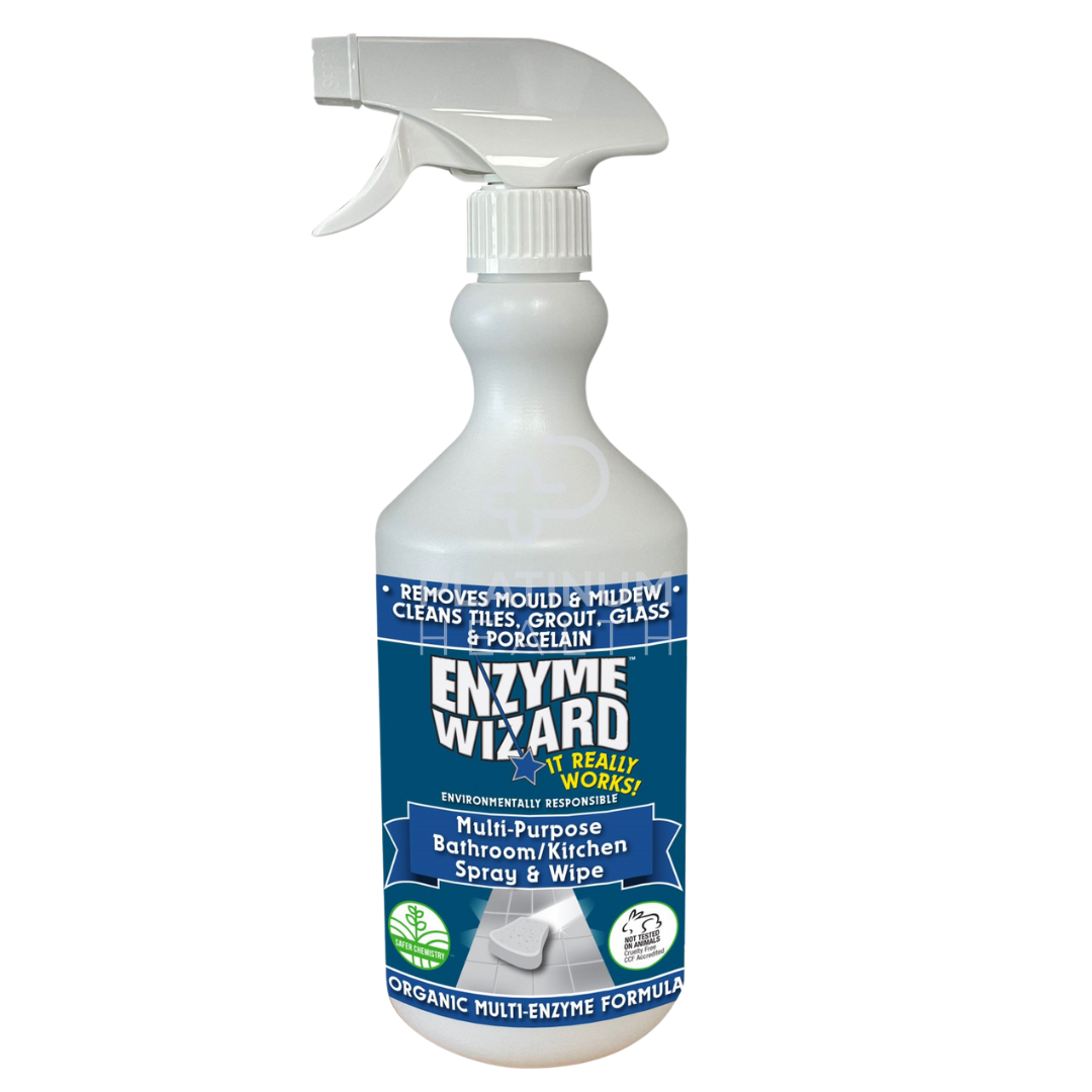 Enzyme Wizard Bathroom/Kitchen Spray 750Ml Ready To Use Cleaning Solutions