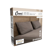 Conni Micro-Plush Pillow Protector Charcoal Bedding