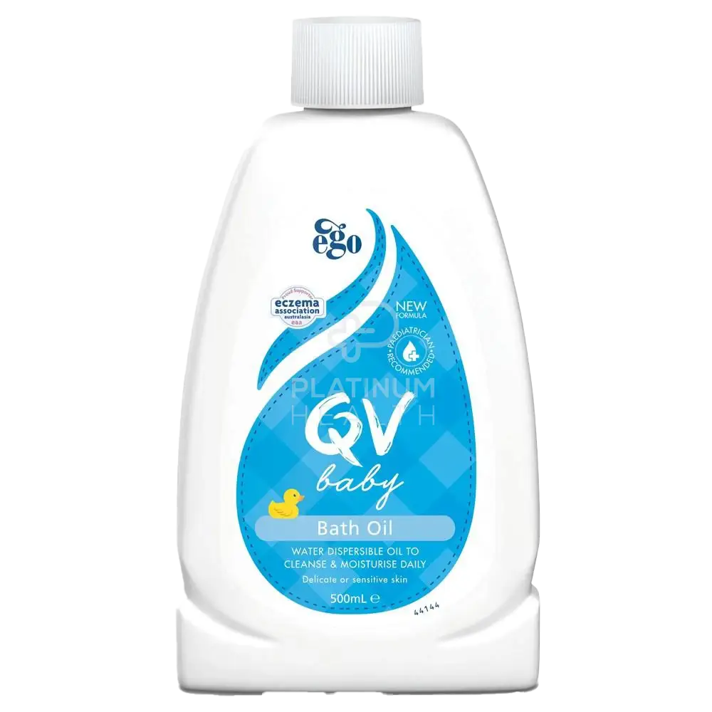 Qv Baby Bath Oil 500Ml Bottle Skin Gels & Creams