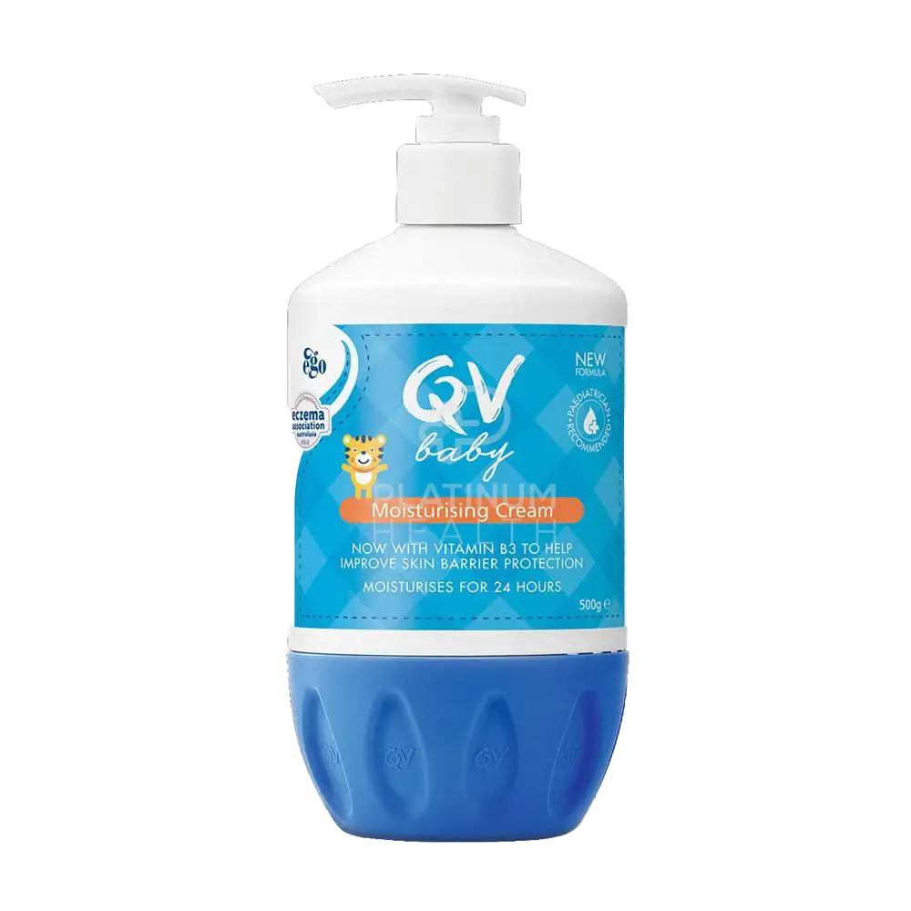 Qv Baby Moisturising Cream 500G Bottle Pump Moisturisers Creams & Gels