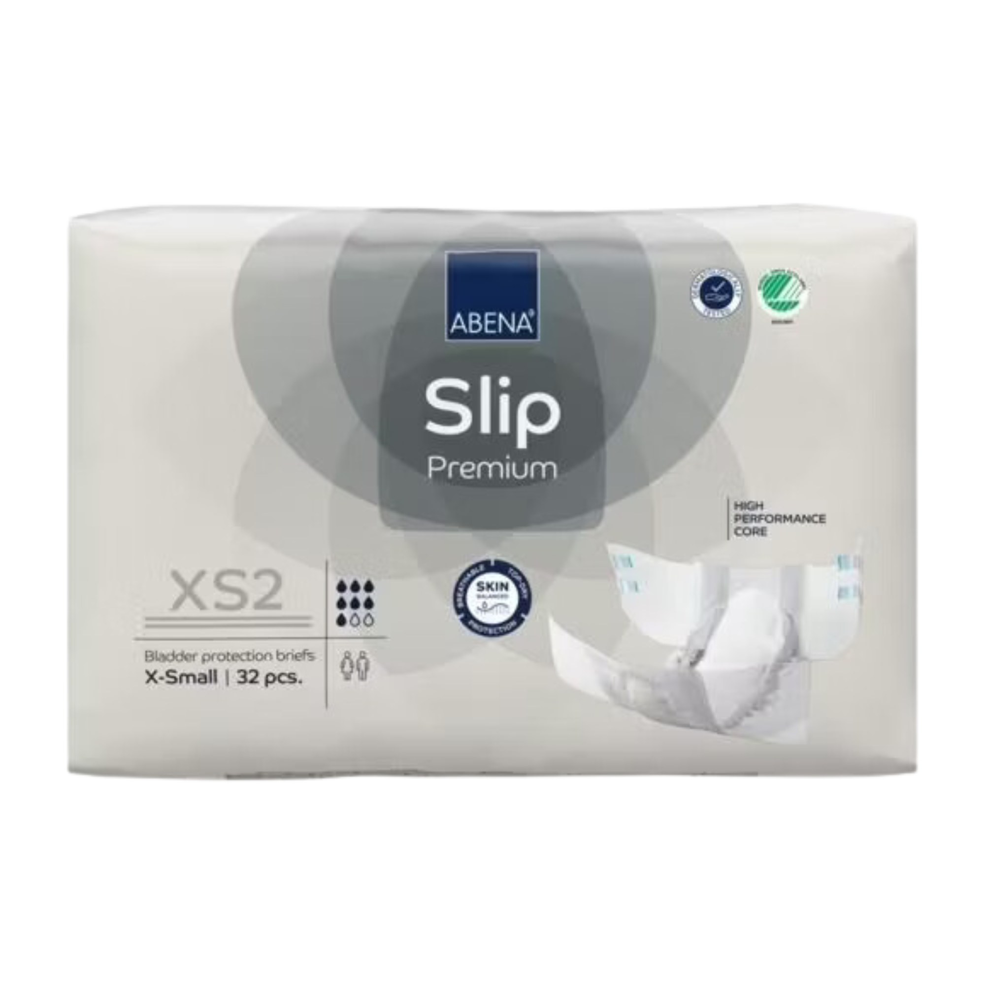 Abena Slip Xs2 1400Ml 50-60Cm Disposable Pads Pants & Liners