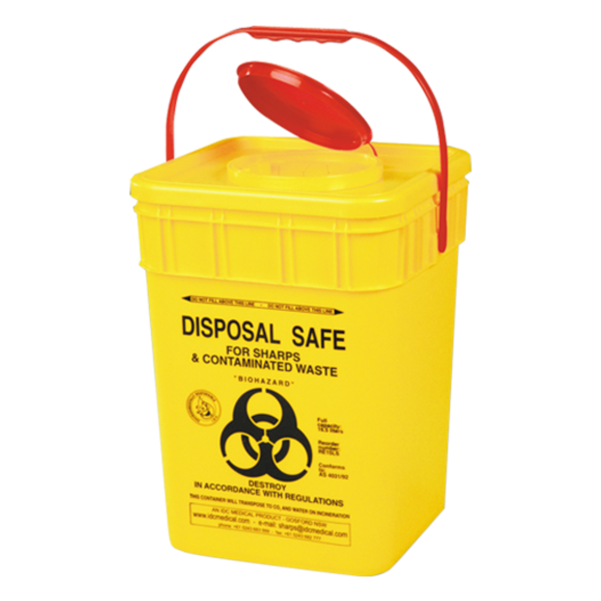 Aerohazard Sharps Disposal Container 17.5L