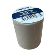 Sentry Medical Paper Tape roll, size 5cm x 9.1m, shown with product label and barcode. Designed for gentle adhesion, ideal for securing dressings and medical applications.
