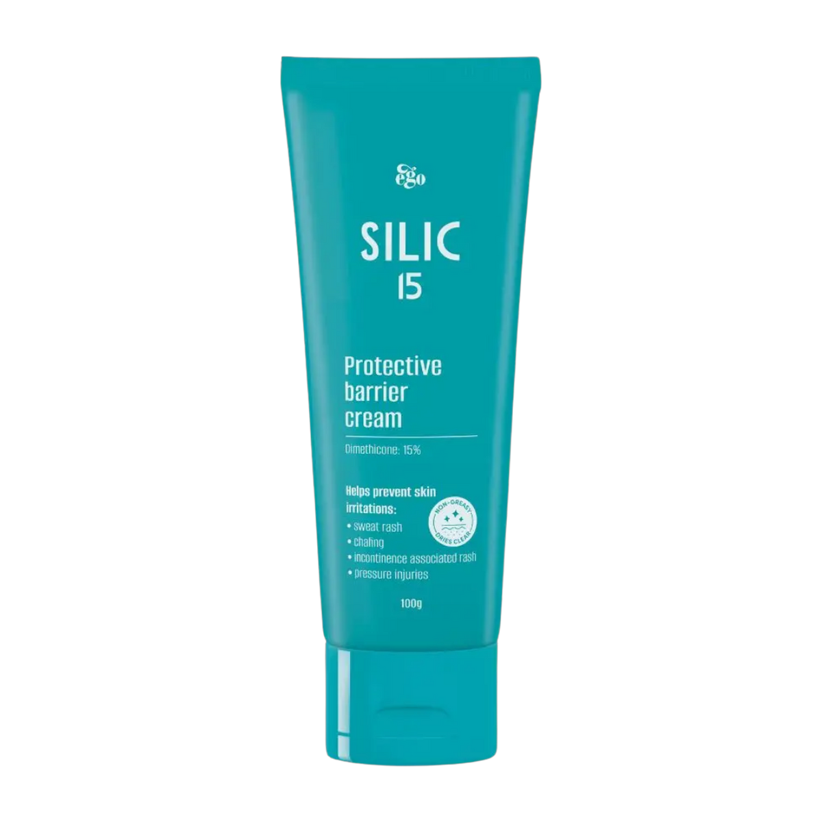 Silic 15 Cream 100g protective barrier cream by Ego, tube front