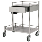 Stainless Steel Oxygen Trolley Single Drawer Each Medical Carts & Trolleys