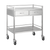 Stainless Steel Double Trolley Two Drawer Side By Medical Carts & Trolleys