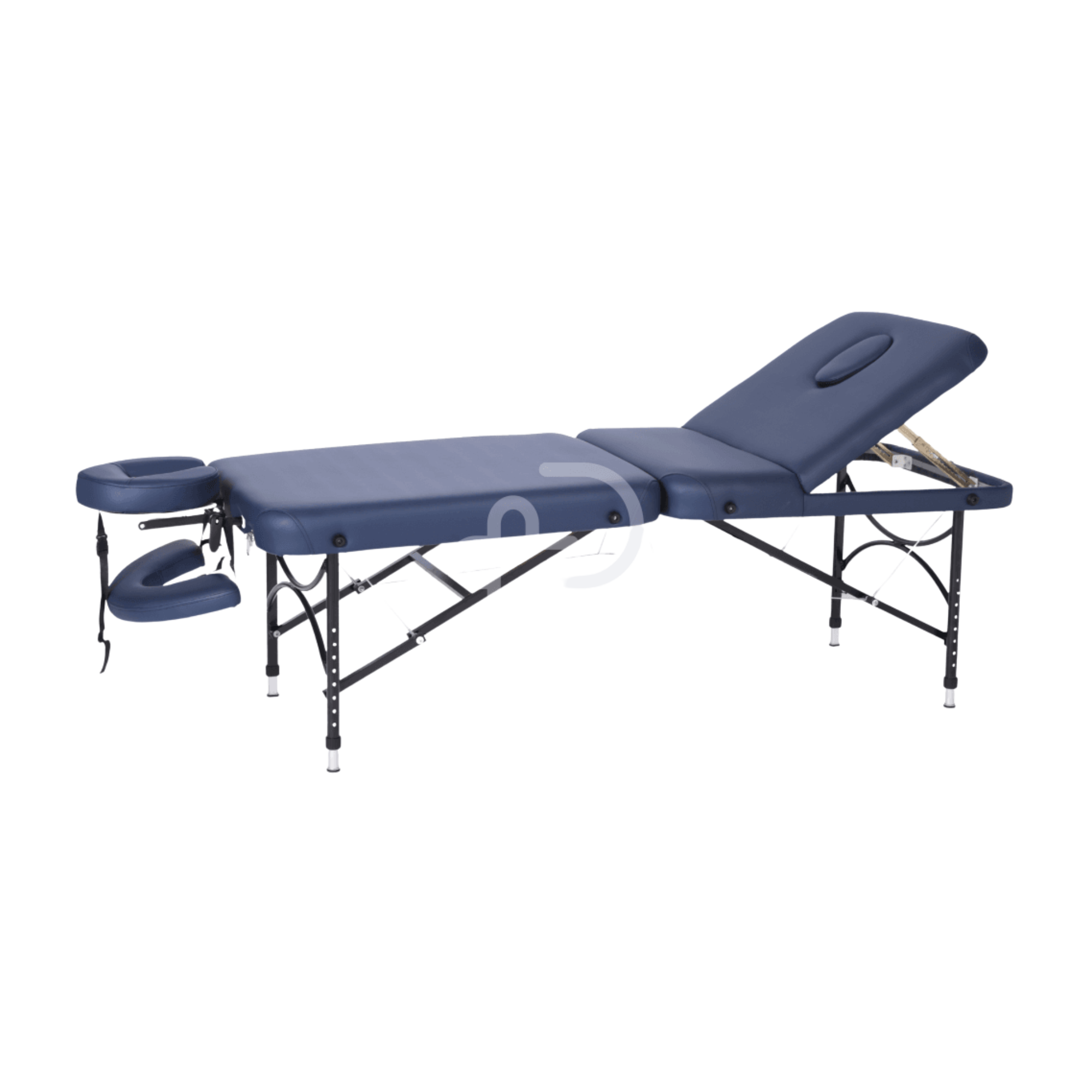 Three Section Portable Massage Table Navy Blue Examination Couches & Tables