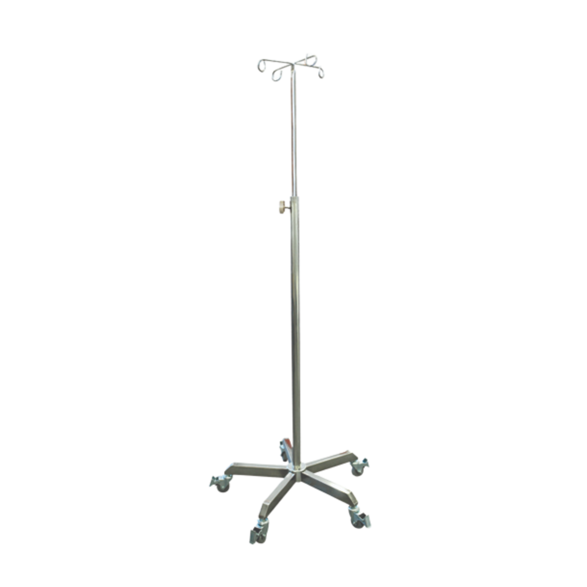 Stainless Steel Iv Stand Four Hook Stools Bed Screens & Stands
