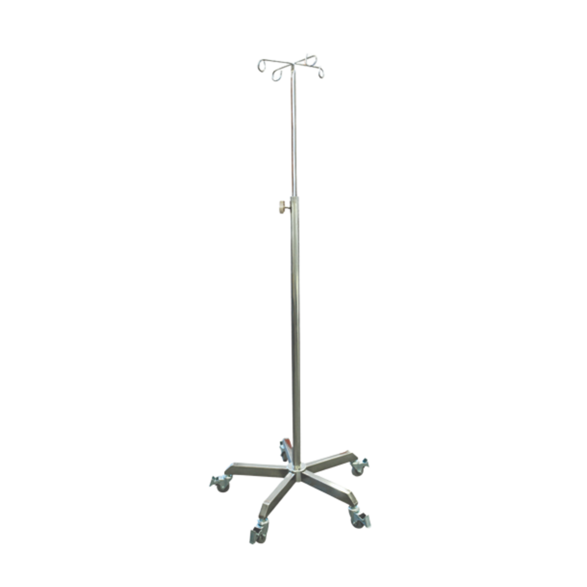 Stainless Steel Iv Stand Four Hook Stools Bed Screens & Stands