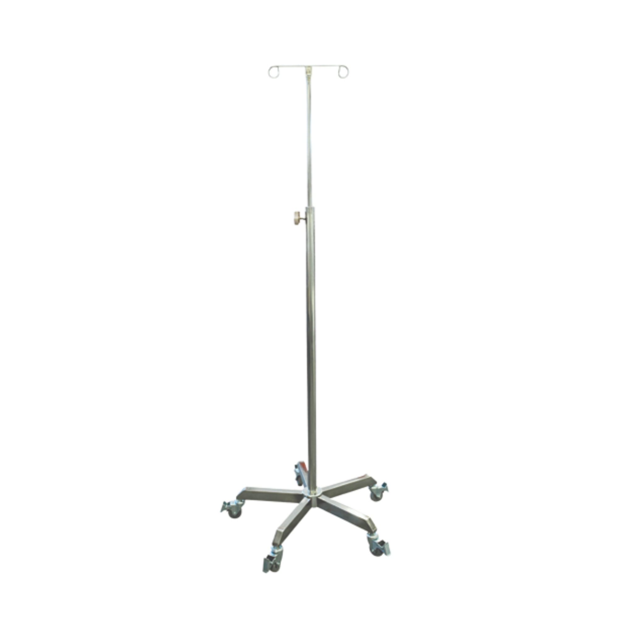 Stainless Steel Iv Stand Two Hook Stools Bed Screens & Stands