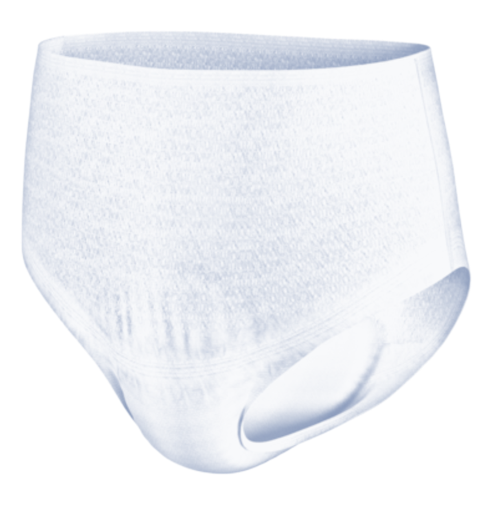 An open view of a TENA ProSkin Bariatric Plus XXL pull-up brief, showing the wide elastic waistband, soft leak guards, and absorbent core.