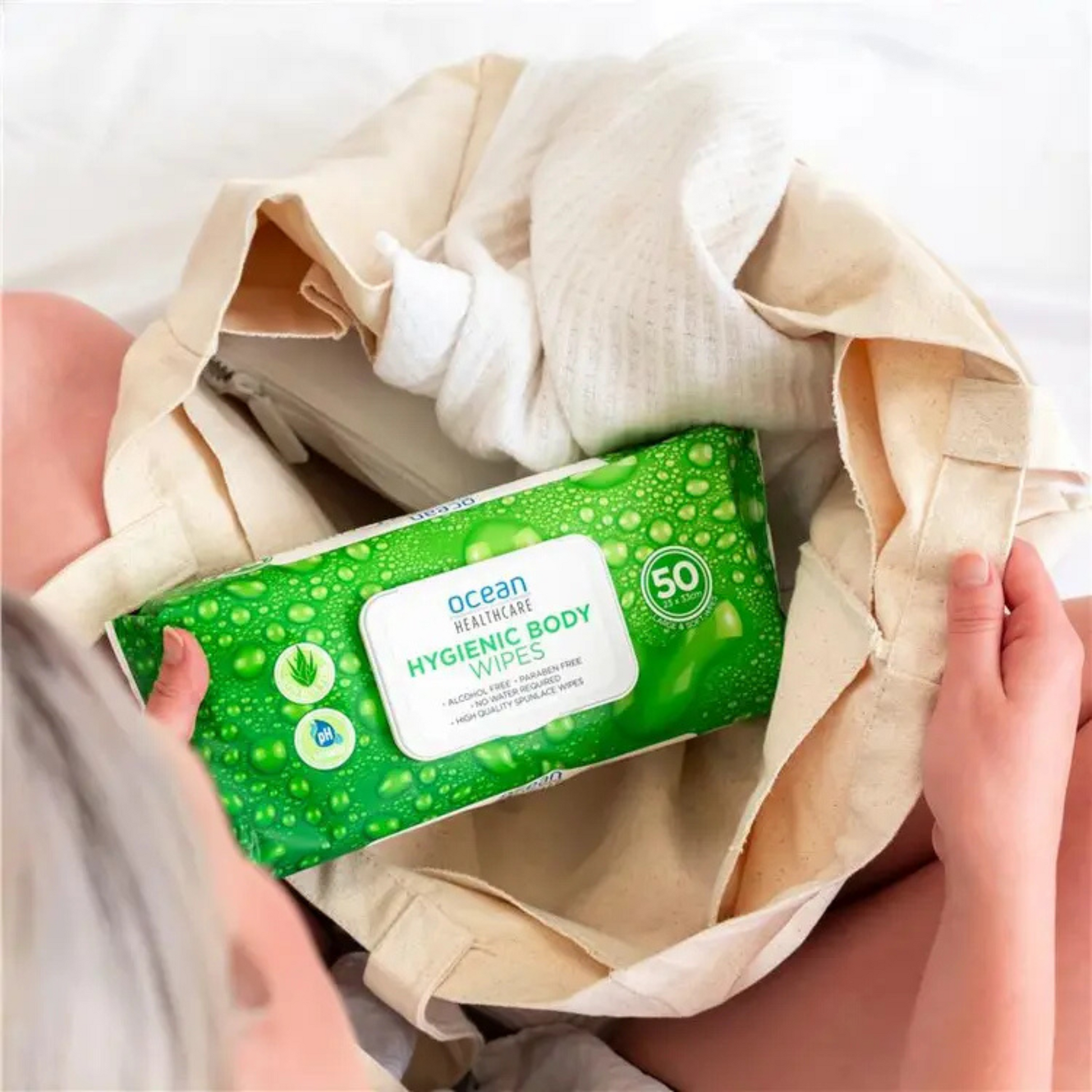 Ocean Healthcare Hygienic Body Adult Wipes