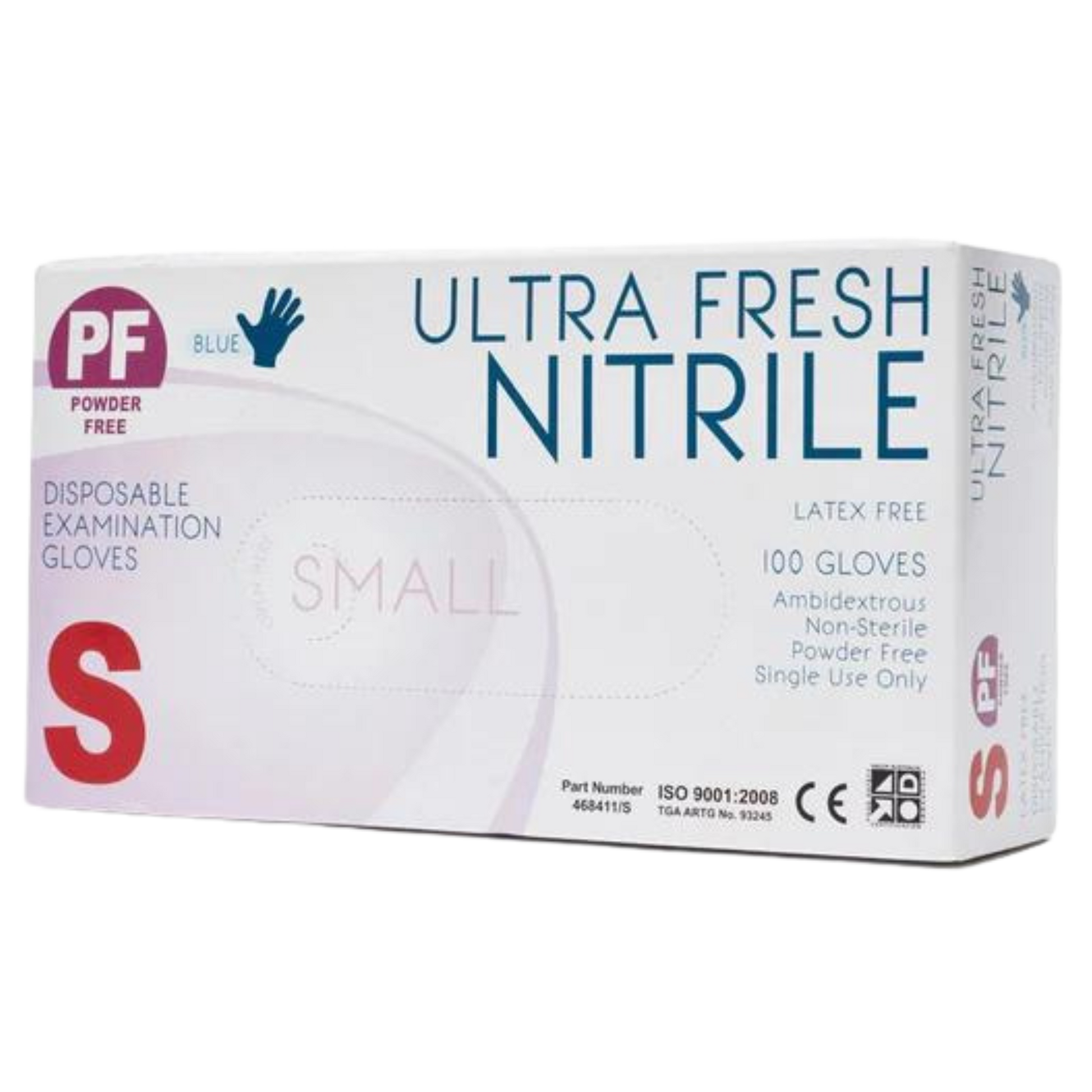 Ultra Fresh Examination Blue Nitrile Powder Free 5.5G Disposable Glove Gloves