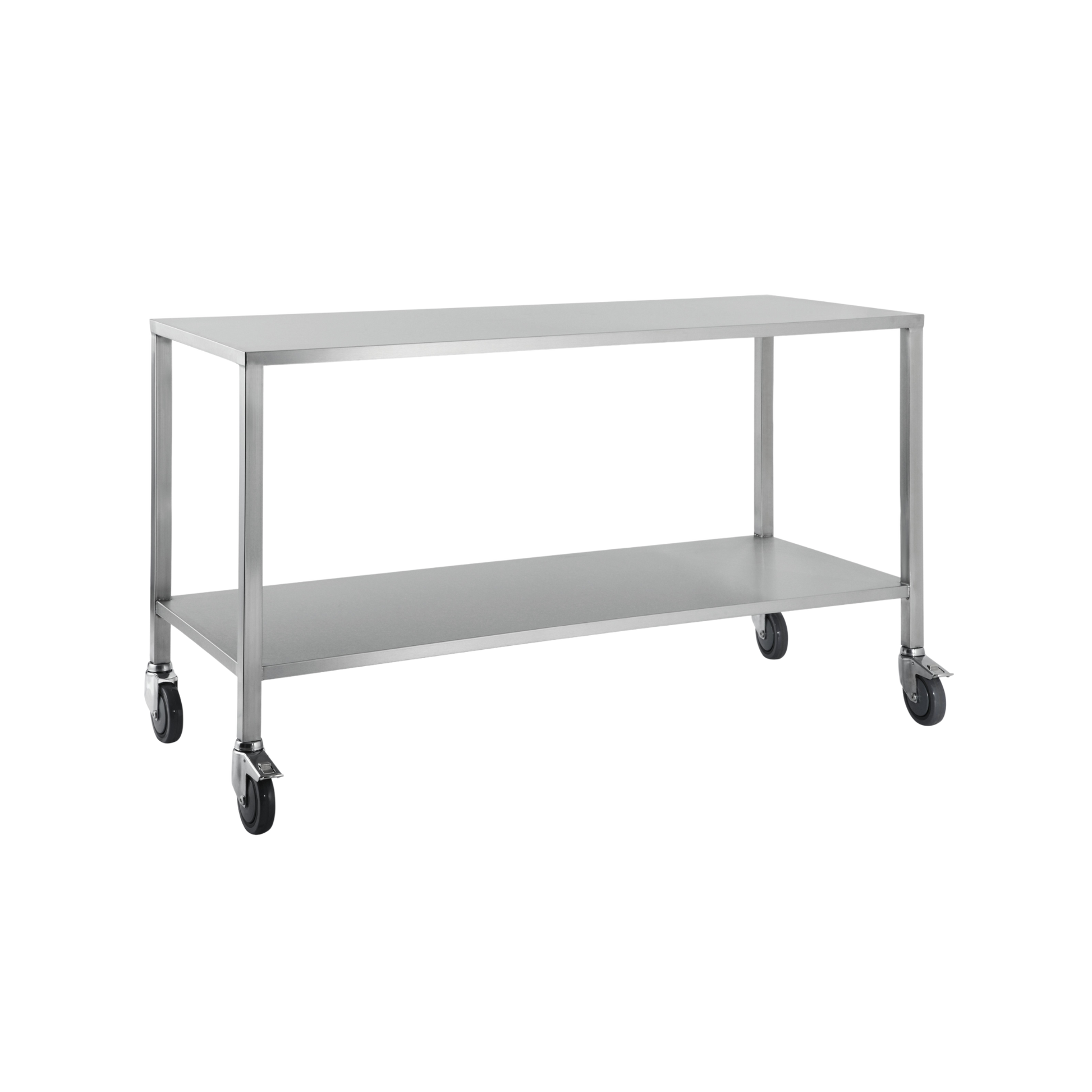 Stainless Steel Trolley No Rails 80X50X90Cm Medical Carts & Trolleys