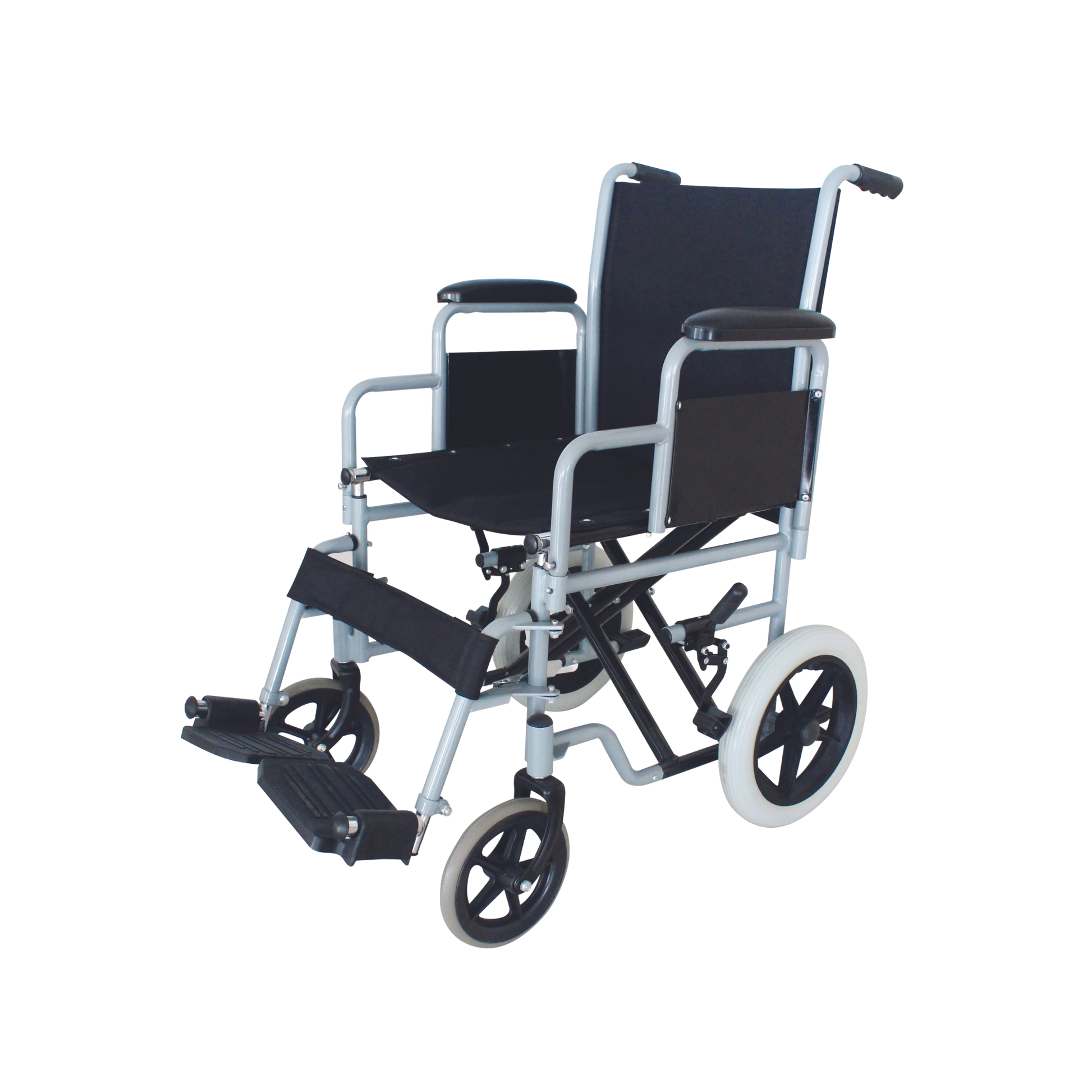 High Quality And Smooth Moving Patient Mover Wheelchair 18 In With 110 Kg Weight Capacity